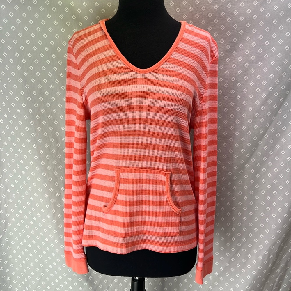 Talbots Light Pink & Coral Top